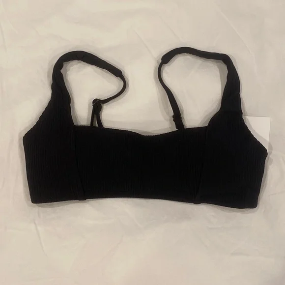 Andie Black Bikini Top - Picture 1 of 5